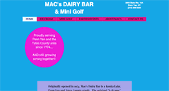 Desktop Screenshot of macsdairybar.com